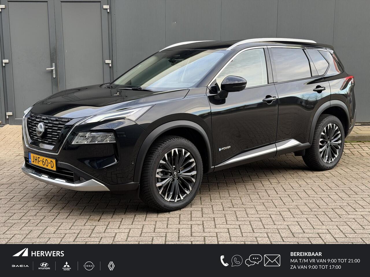 Nissan X-TRAIL 1.5 e-4orce Tekna 4WD / 1800kg Trekgewicht / Apple Carplay / Android auto / All season banden / Head-up Display / Elektrisch verstelbare stoelen met geheugen / Elektrische kofferbak /