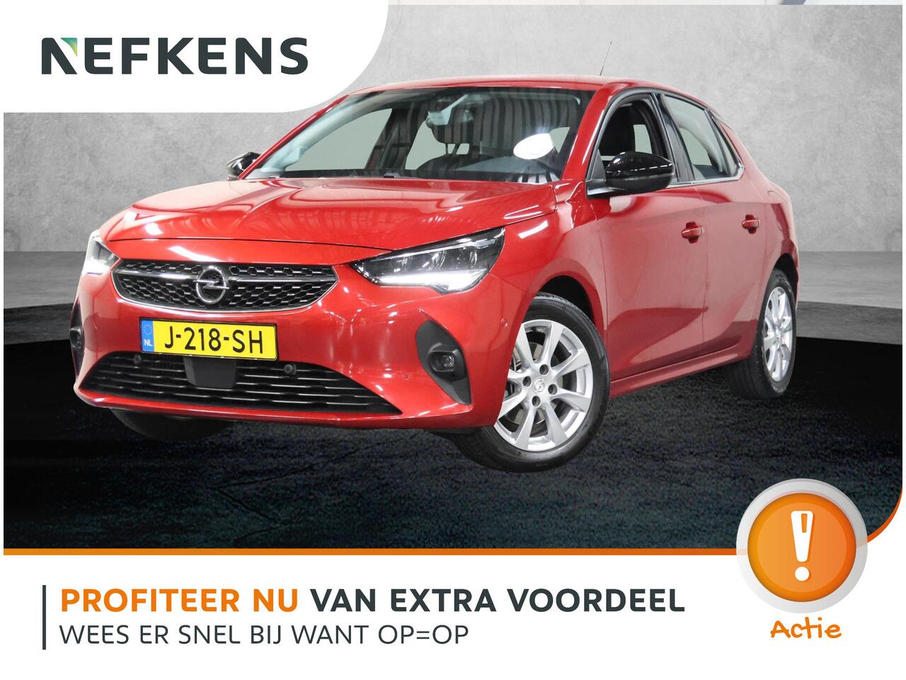 Opel CORSA 100PK Elegance | 1ste eigenaar | Camera | Climate Control | Cruise Control | Armsteun | AppleCarPlay/Android | Keyless | LEER/Stof | Navigatie | Parkeersensoren | Isofix |