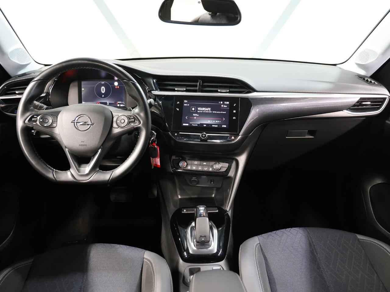 Opel CORSA 100PK Elegance | 1ste eigenaar | Trekhaak | LEER/Stof | Armsteun | AppleCarPlay/Android | AUTOMAAT | Airco | Cruise Control | Isofix | DAB Radio | LM Velgen |