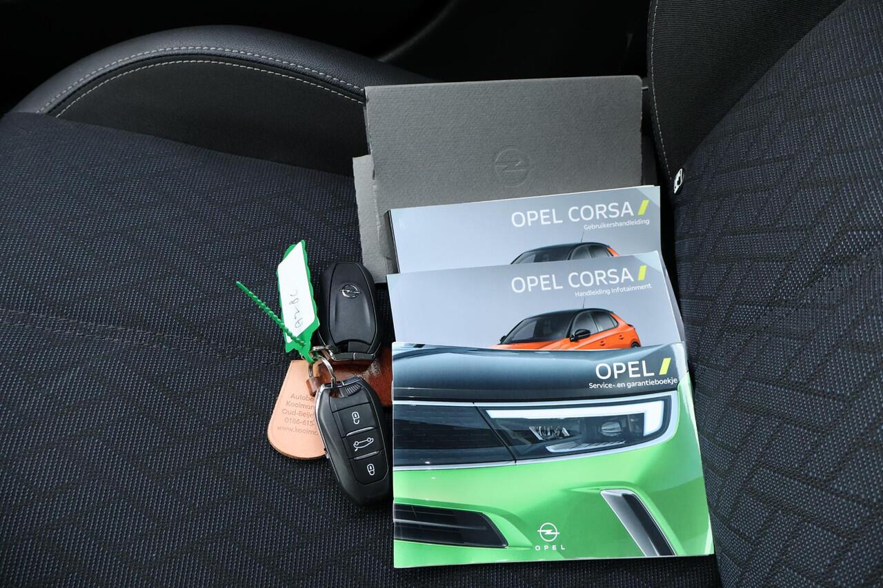 Opel CORSA 1.2 Elegance 1e Eigenaar | NL-Auto | Volledig Onderh | BTW | Navi | Sfeer | Carplay | Bots | Cruise | DAB | Full Led | Verkeersbord detectie | PDC Achter