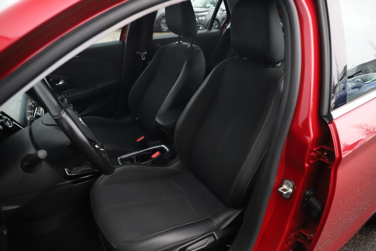 Opel CORSA 1.2 Elegance 102PK Lesauto Dubbele Bediening Half Leder 16 inch LMV Keyless Virtual Cockpit Climate Cruise Control Navigatie Achteruitrijcamera LED Parkeersensors Dodehoek