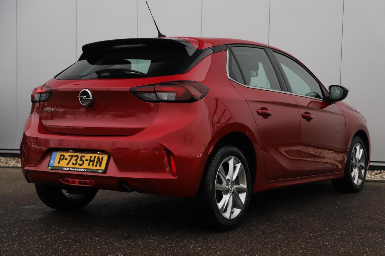 Opel CORSA 1.2 Elegance 102PK Lesauto Dubbele Bediening Half Leder 16 inch LMV Keyless Virtual Cockpit Climate Cruise Control Navigatie Achteruitrijcamera LED Parkeersensors Dodehoek