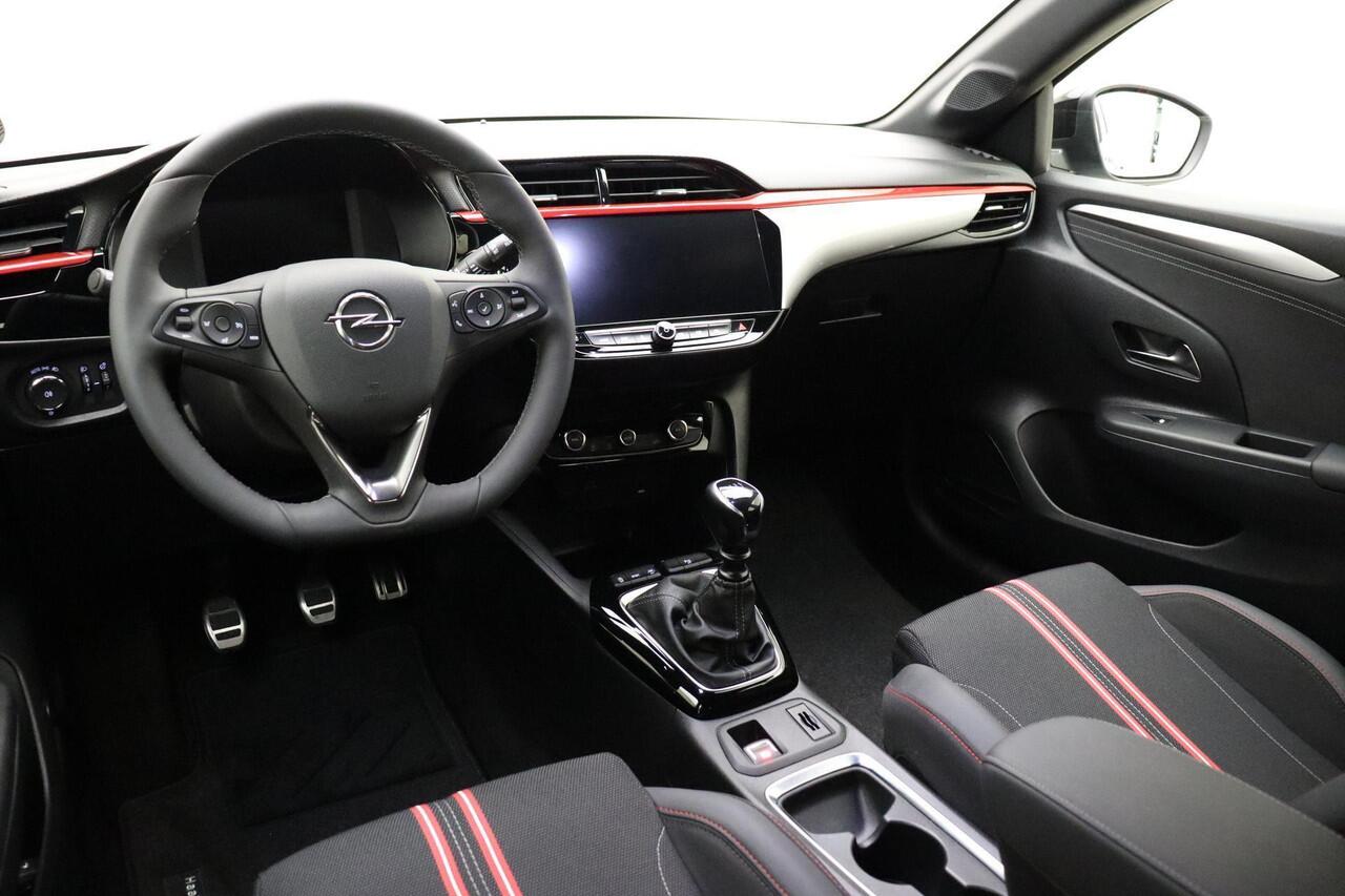 Opel CORSA 1.2 Turbo 100pk GS | Navigatie | Achteruitrijcamera | Climate dontrol | Cruise control | Keyless | Parkeersensoren | Zwart dak | Dodehoek detectie