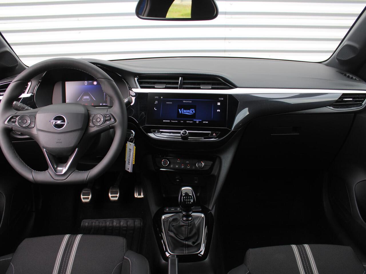 Opel CORSA 1.2 Turbo GS | Camera | Cruise | Parkeersensoren v+a | Dodehoeksensor | Apple Carplay/Android Auto | LED | 16" LM | Airco |