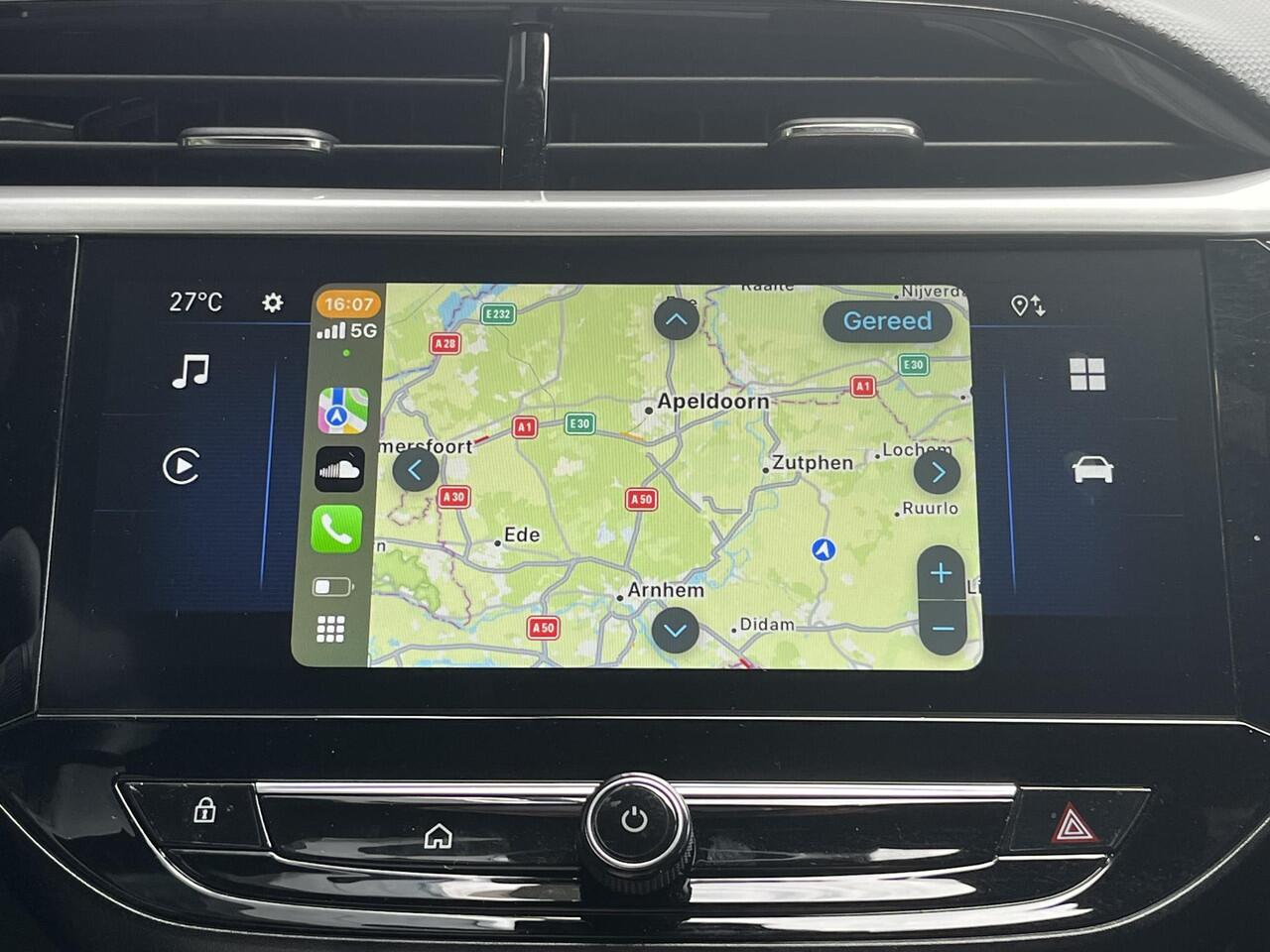 Opel CORSA 1.2 Turbo Hybrid GS 136PK Automaat / 100% Dealeronderhouden / Trekhaak (Trekgewicht 1.200kg) / Achteruitrijcamera / Navigatie via Apple Carplay & Android Auto / Cruise Control / Dodehoek Detectie / Parkeersensoren voor en achter / Radio / Airco