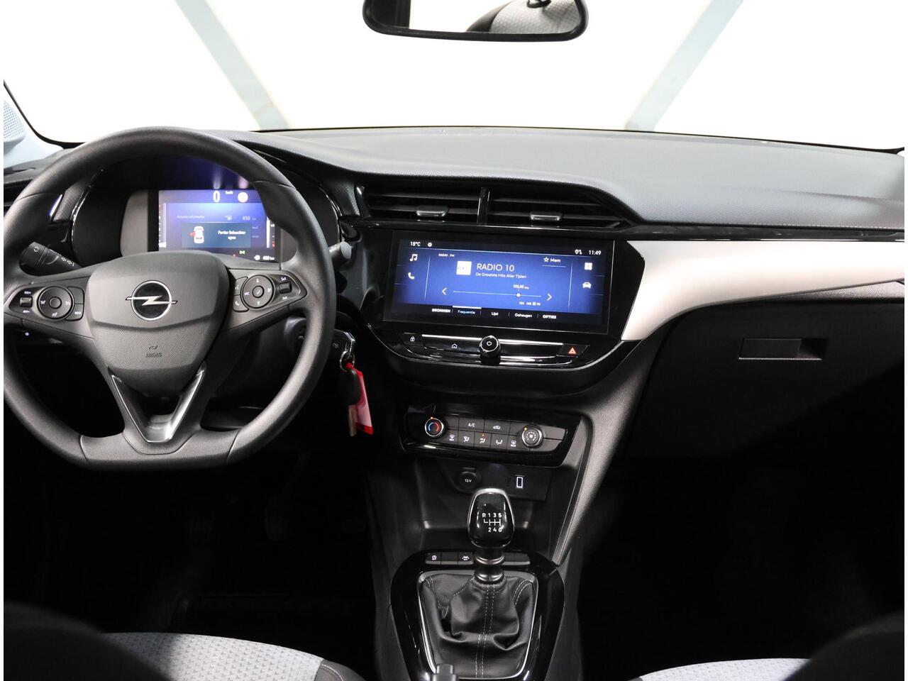 Opel CORSA 1.2 100PK Turbo | AppleCarplay/AndroidAuto | Airco | Cruise Control | 10"scherm | Camera | LED | Parkeersensoren | Isofix | All Season Banden |