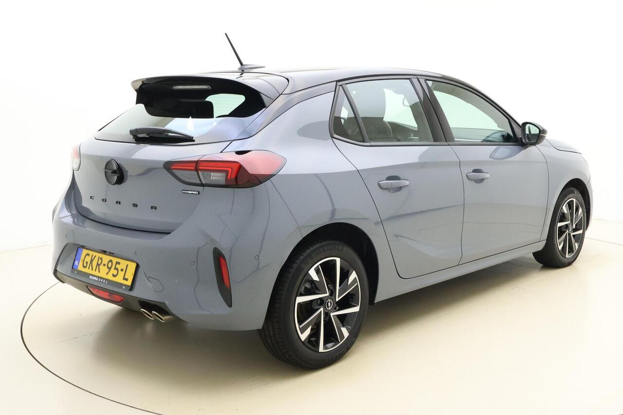 Opel CORSA 1.2 Turbo Hybrid GS 145 PK Automaat | Navigatie via Carplay | Cruise control | DAB radio | Camera | Zwart dak | Parkeersensoren