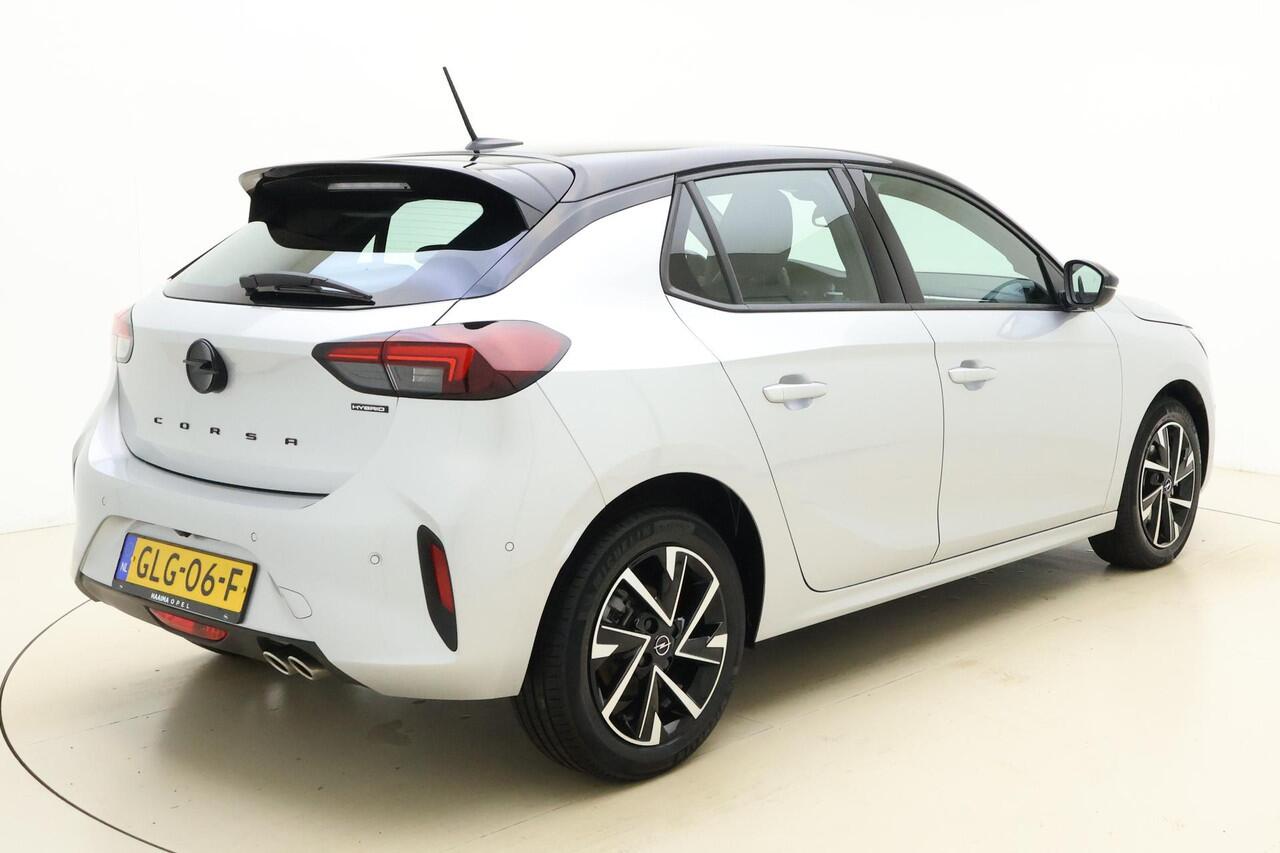 Opel CORSA 1.2 Turbo 145pk Hybrid Automaat GS | Navigatie via Carplay | Airco | Camera | Cruise control | LED verlichting | Parkeersensoren | Lichtmetalen velgen | Sportstoelen