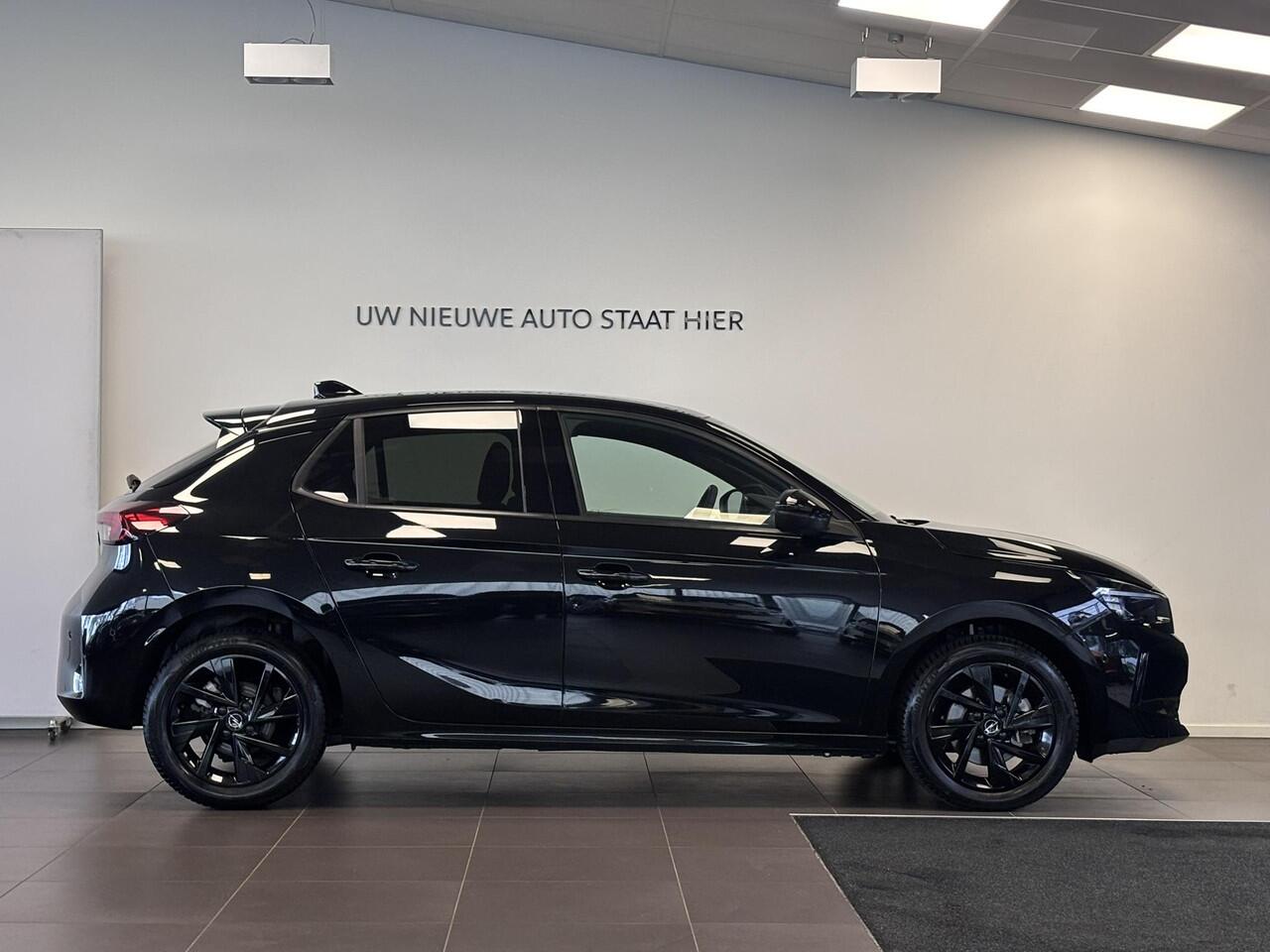 Opel CORSA GS 1.2 Turbo 100pk | PANODAK | ALL SEASON BANDEN | PURE PANEL | BLACK PACK | NAVI | 180° CAMERA | DODEHOEKBEW. | CLIMA |