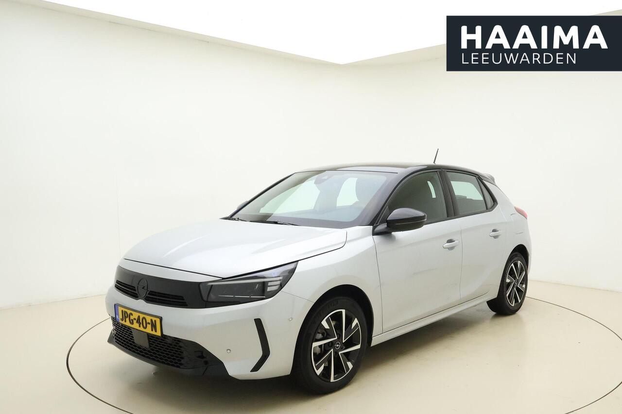Opel CORSA 1.2 Turbo Hybrid GS Automaat | Navigatie via Carplay | Camera | Stoel & Stuurverwarming | Parkeersensoren | Lichtmetalen velgen | Zwart dak