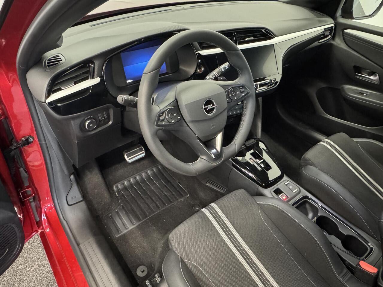 Opel CORSA 1.2 Turbo Hybrid 100pk GS Automaat Navigatie Apple Carplay/Android Auto Camera Parkeersensoren Cruise Control Dodehoek assistent Airco Lichtmetalen velgen Virtual Cockpit Getinte ramen