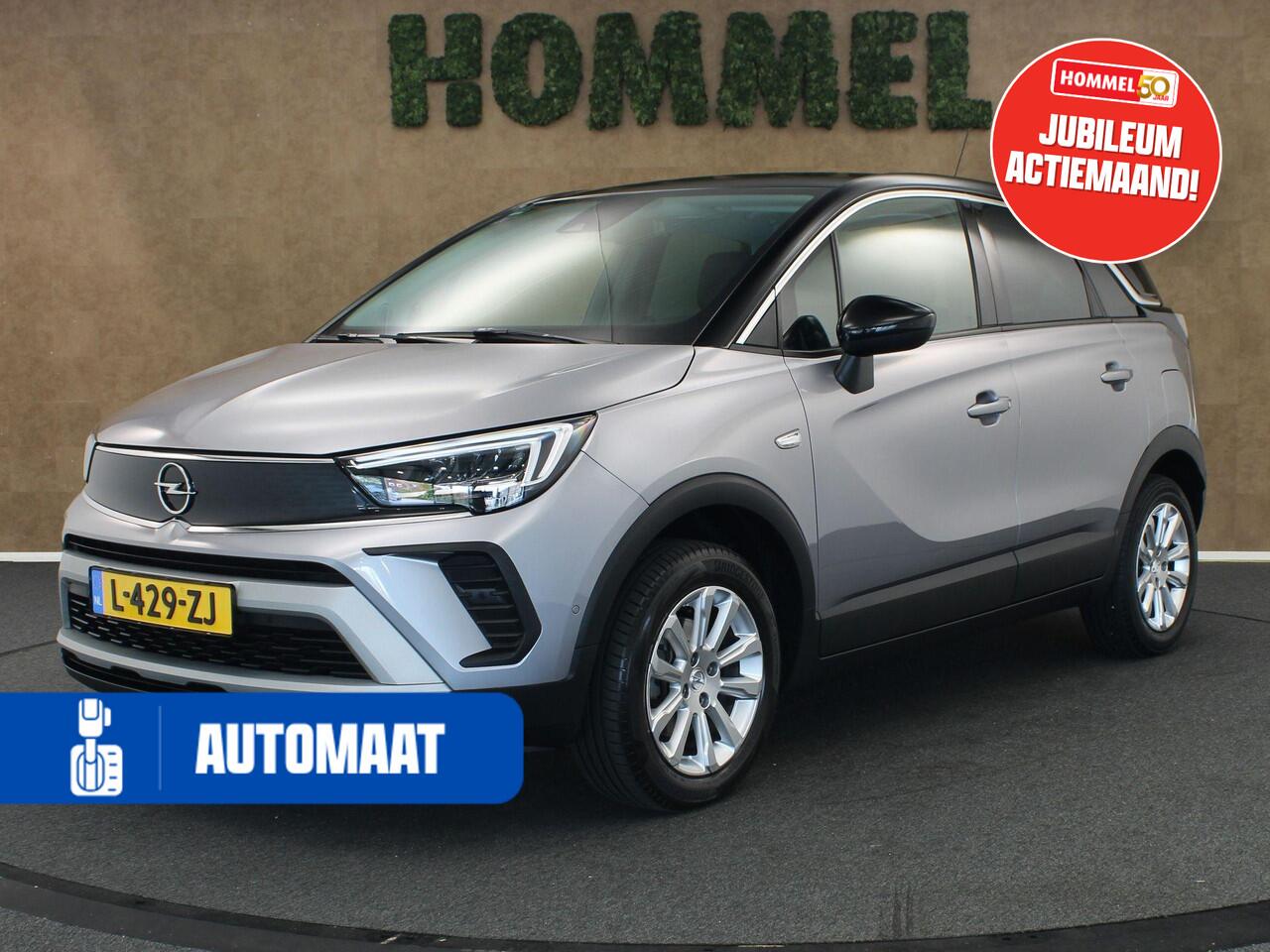 Opel Crossland 1.2 Turbo Elegance - ORIGINEEL NEDERLANDSE AUTO - VASTE TREKHAAK 840KG GEREMD TREKGEWICHT - PARKEERSENSOREN VOOR EN ACHTER - 360 GRADEN CAMERA - DODEHOEK DETECTIE - STUUR EN STOELVERWARMING - NAVIGATIE - APPLE CARPLAY/ ANDROID AUTO