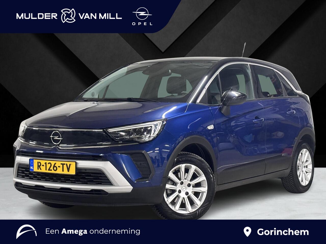 Opel Crossland Elegance 1.2 Turbo 110pk | ALL SEASON BANDEN | AGR-STOEL | TWO-TONE! | STOEL + STUURVERWARMING | NAVI |180° CAMERA | DODEHOEKBEWAKING | ISOFIX |