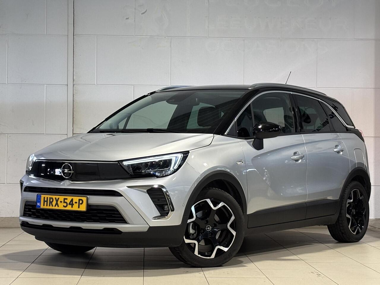 Opel Crossland Ultimate 1.2 Turbo 110pk | 180° CAMERA+SENSOREN | ALCANTARA/LEDER | AGR-STOELEN | NAVI | DAB+ | ISOFIX | FULL LED | LAGE KM | TWO-TONE | KEYLESS |