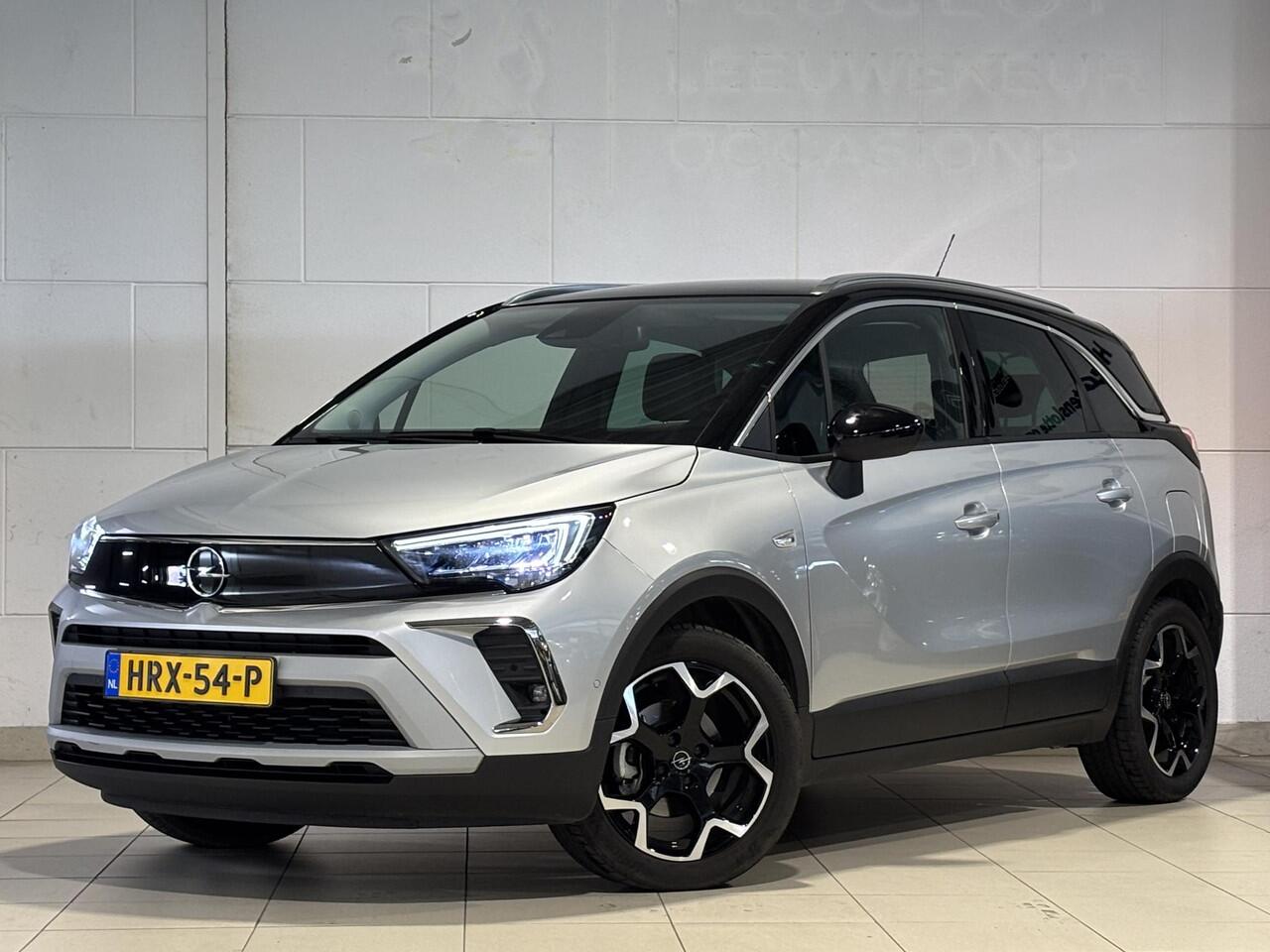 Opel Crossland Ultimate 1.2 Turbo 110pk | 180° CAMERA+SENSOREN | ALCANTARA/LEDER | AGR-STOELEN | NAVI | DAB+ | ISOFIX | FULL LED | LAGE KM | TWO-TONE | KEYLESS |