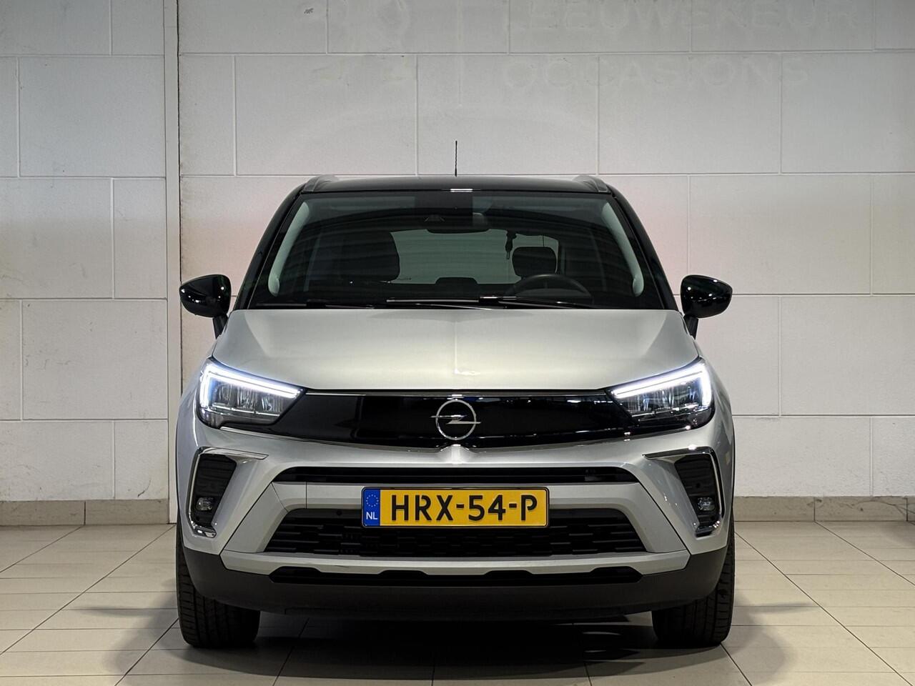 Opel Crossland Ultimate 1.2 Turbo 110pk | 180° CAMERA+SENSOREN | ALCANTARA/LEDER | AGR-STOELEN | NAVI | DAB+ | ISOFIX | FULL LED | LAGE KM | TWO-TONE | KEYLESS |