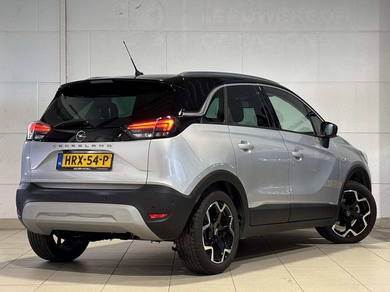 Opel Crossland Ultimate 1.2 Turbo 110pk | 180° CAMERA+SENSOREN | ALCANTARA/LEDER | AGR-STOELEN | NAVI | DAB+ | ISOFIX | FULL LED | LAGE KM | TWO-TONE | KEYLESS |