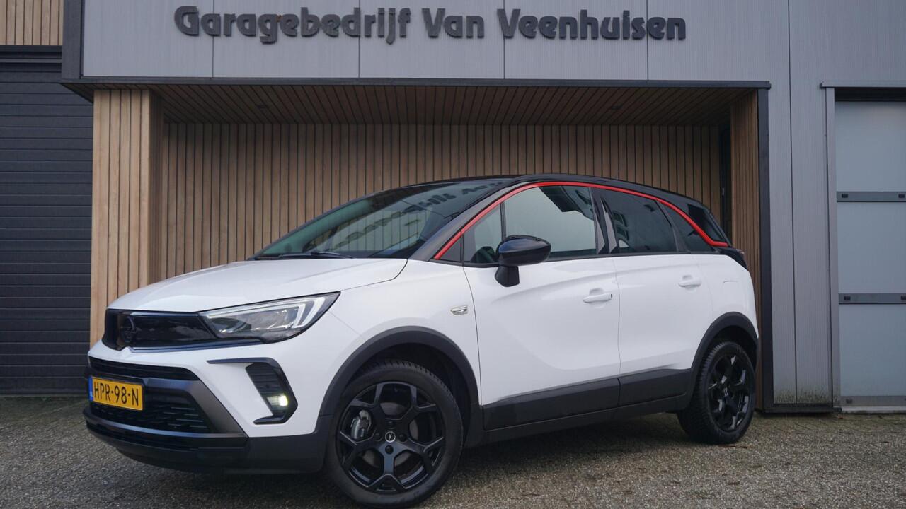 Opel Crossland 1.2 110pk Turbo GS-Line *Black Optik* Sportstoelen H-Leder 17inch LM Clima Cruise Control A-Camera 12352km!