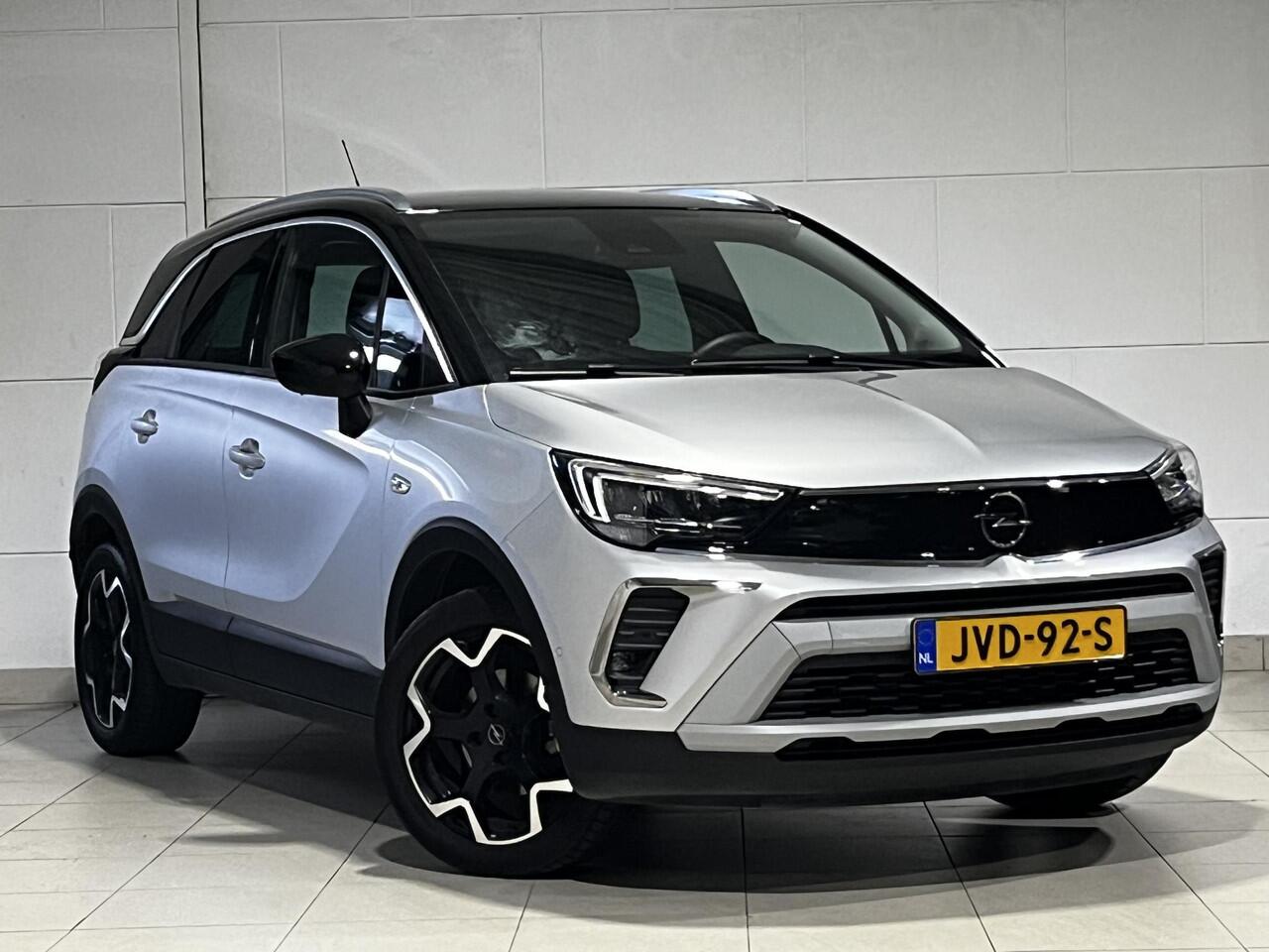 Opel Crossland Ultimate 1.2 Turbo 110pk | 180° CAMERA+SENSOREN | ALCANTARA/LEDER | AGR-STOELEN | NAVI | DAB+ | ISOFIX | FULL LED | LAGE KM | TWO-TONE | KEYLESS |