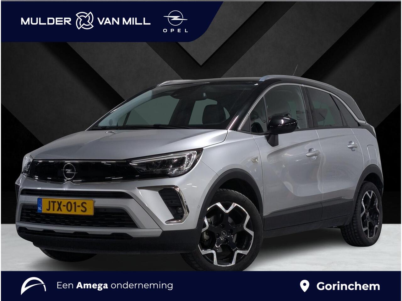 Opel Crossland Ultimate 1.2 Turbo 110pk | 180° CAMERA+SENSOREN | ALCANTARA/LEDER | AGR-STOELEN | NAVI | DAB+ | ISOFIX | FULL LED | LAGE KM | TWO-TONE | KEYLESS |