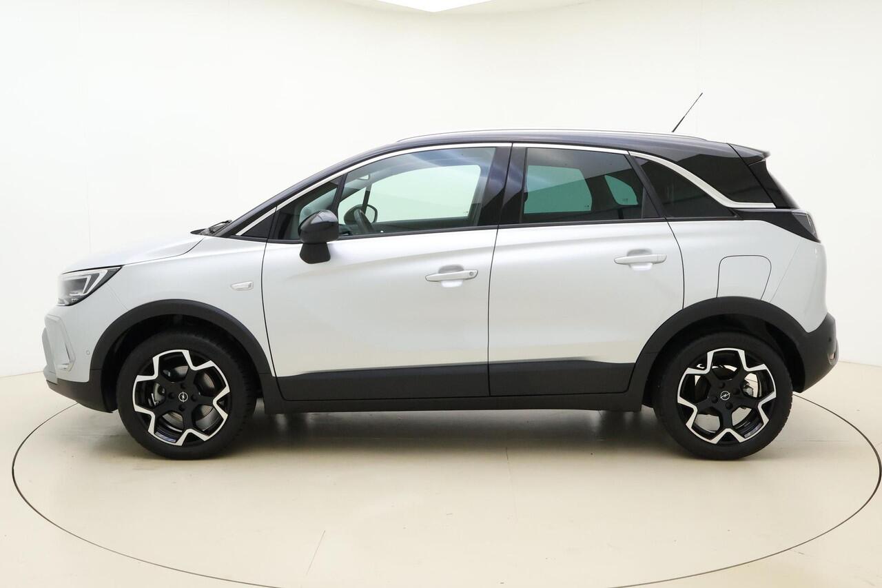 Opel Crossland 1.2 Turbo Ultimate | Alcantara bekleding | Led verlichting | Navigatie | Grijs met. met zwart dak | Keyless entry |
