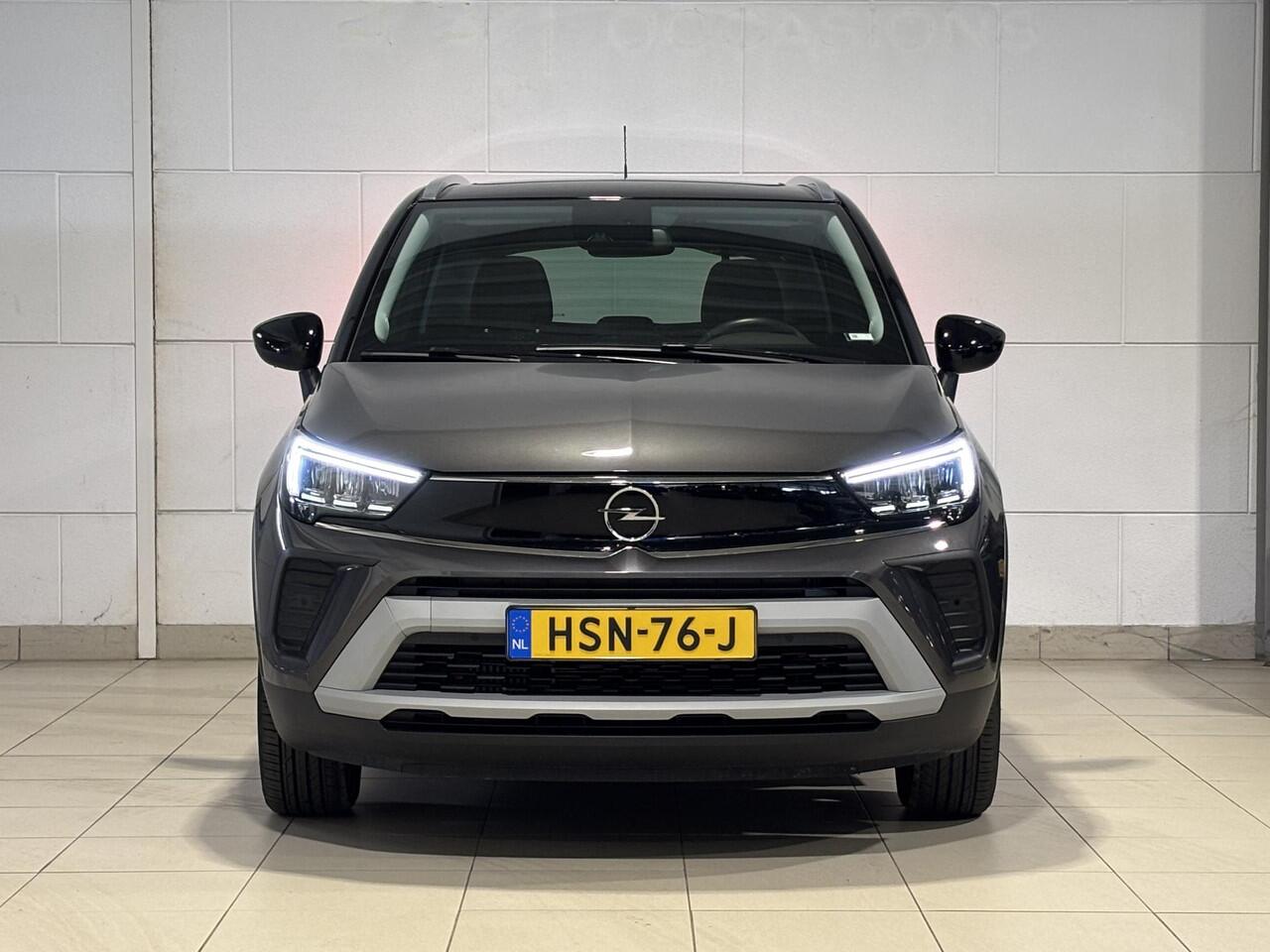 Opel Crossland Elegance 1.2 Turbo 110pk | PANODAK | 180° CAMERA | NAVI PRO | DODEHOEKBEW. | ISOFIX | PARKEERSENSOREN | FULL LED | HOGE INSTAP |