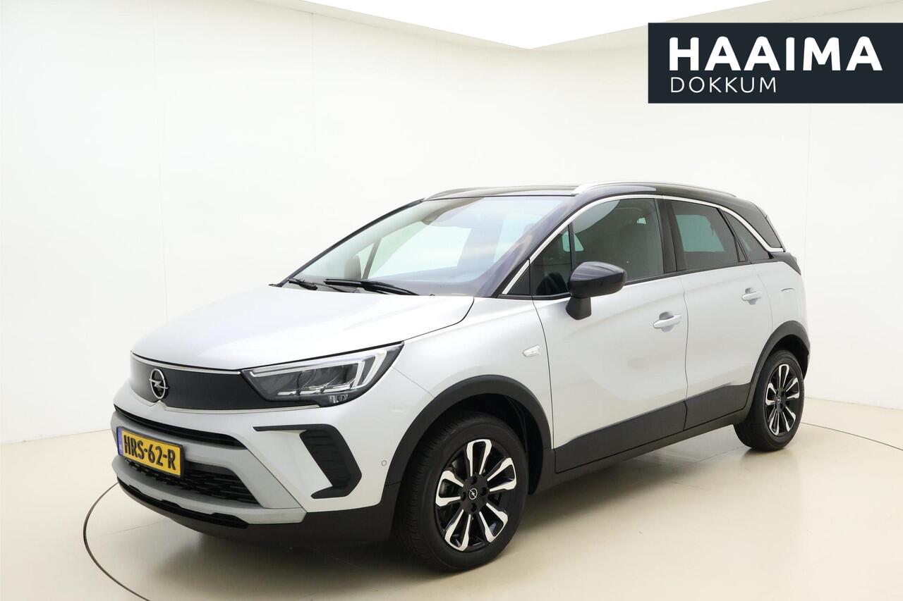 Opel Crossland 1.2 Turbo Elegance 110 PK| Navigatie | Panoramadak | Camera | Climate control | Zwart dak | Extra getint glas | Lichtmetalen velgen