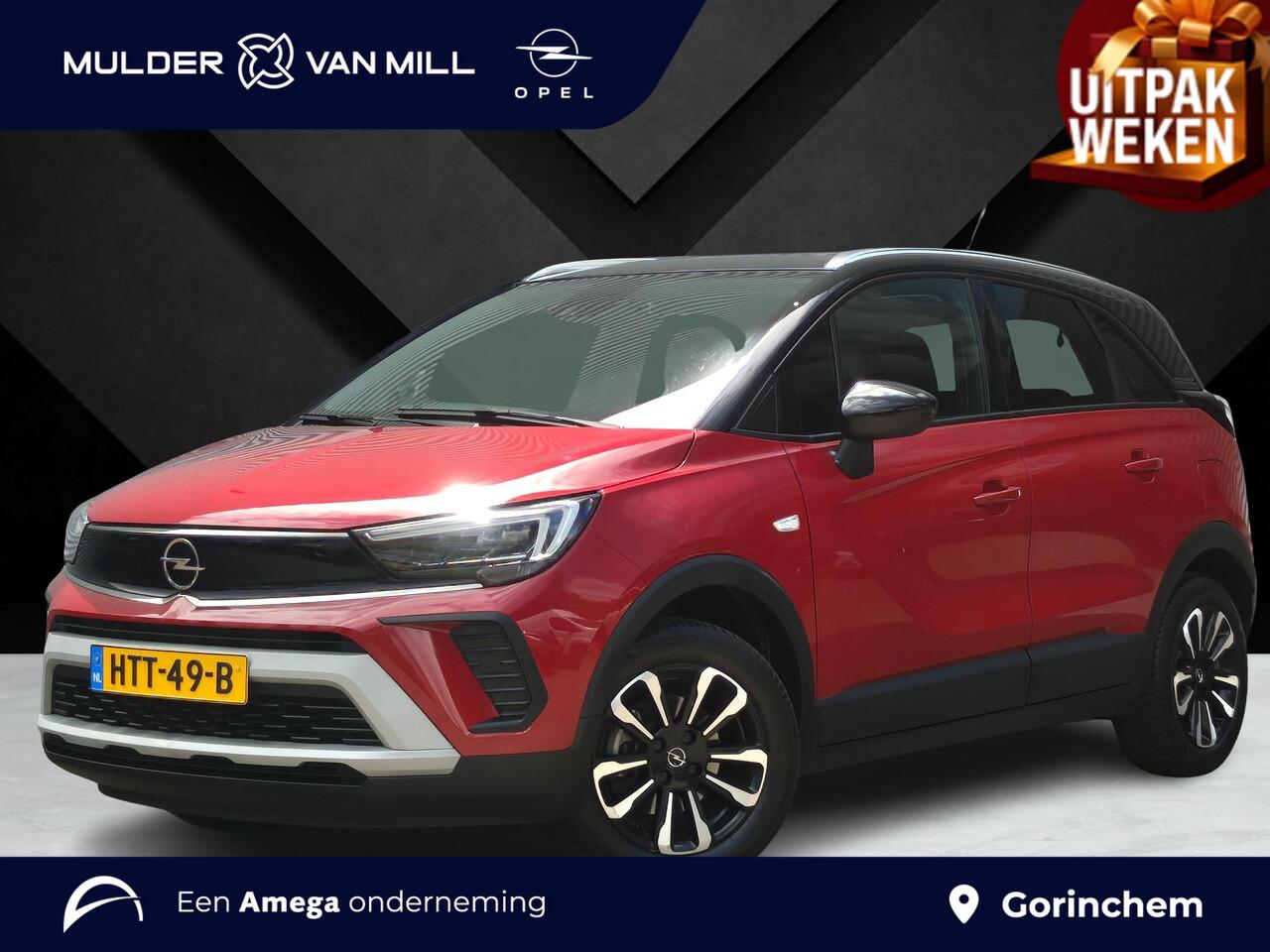 Opel Crossland Elegance 1.2 Turbo 130pk EAT6 | PANODAK | ALL SEASON BANDEN | NAVI | CLIMA | ISOFIX | FULL LED | APPLE CARPLAY / ANDROID AUTO | LM-VELGEN