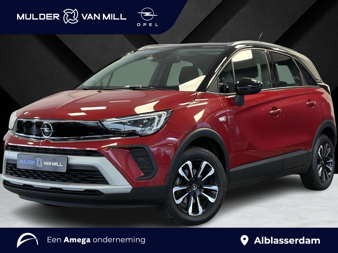 Opel Crossland Elegance 1.2 Turbo 130pk EAT6 | PANODAK | ALL SEASON BANDEN | NAVI | CLIMA | ISOFIX | FULL LED | APPLE CARPLAY / ANDROID AUTO | LM-VELGEN |