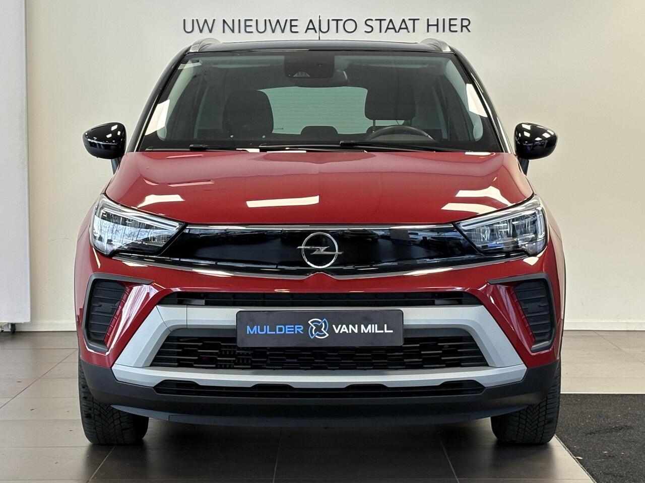 Opel Crossland Elegance 1.2 Turbo 130pk EAT6 | PANODAK | ALL SEASON BANDEN | NAVI | CLIMA | ISOFIX | FULL LED | APPLE CARPLAY / ANDROID AUTO | LM-VELGEN |