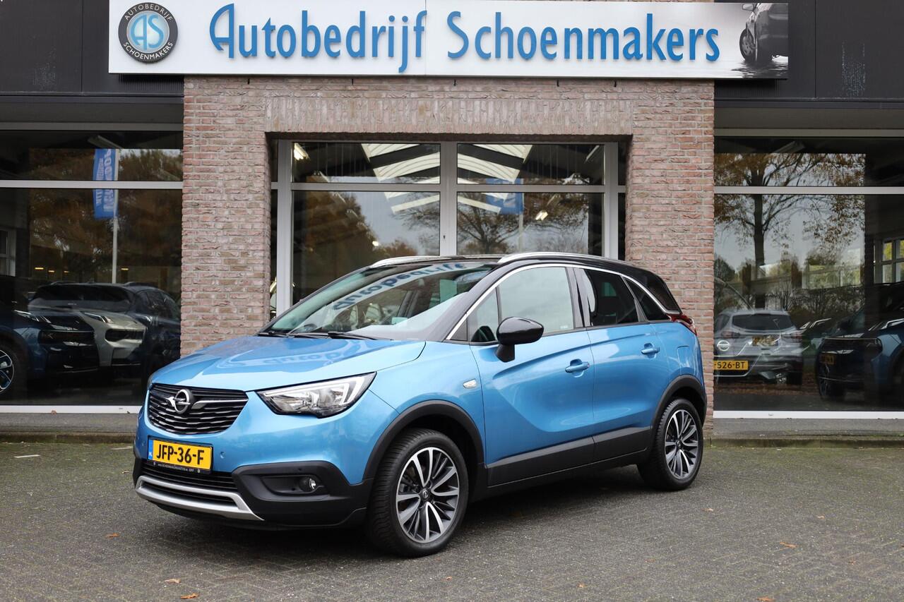 Opel Crossland X 1.2 Turbo Online Edition HALF-LEER TREKHAAK CARPLAY HUD CRUISE CLIMA NAVI LANE-ASSIST PDC 17''LMV ALL-SEASON!