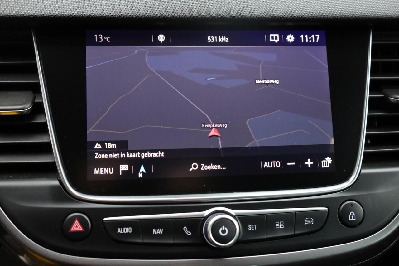 Opel Crossland X 1.2 Turbo Online Edition HALF-LEER TREKHAAK CARPLAY HUD CRUISE CLIMA NAVI LANE-ASSIST PDC 17''LMV ALL-SEASON!