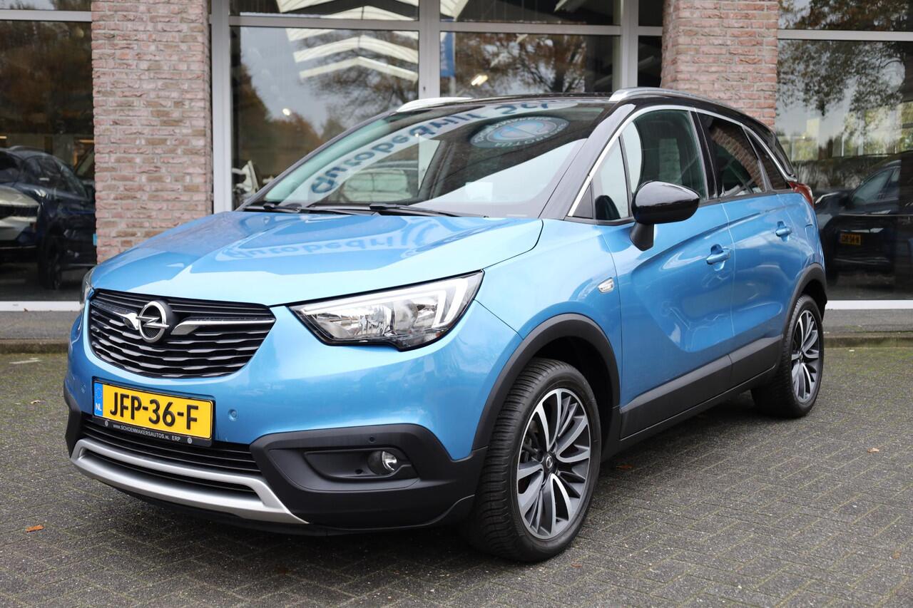 Opel Crossland X 1.2 Turbo Online Edition HALF-LEER TREKHAAK CARPLAY HUD CRUISE CLIMA NAVI LANE-ASSIST PDC 17''LMV ALL-SEASON!