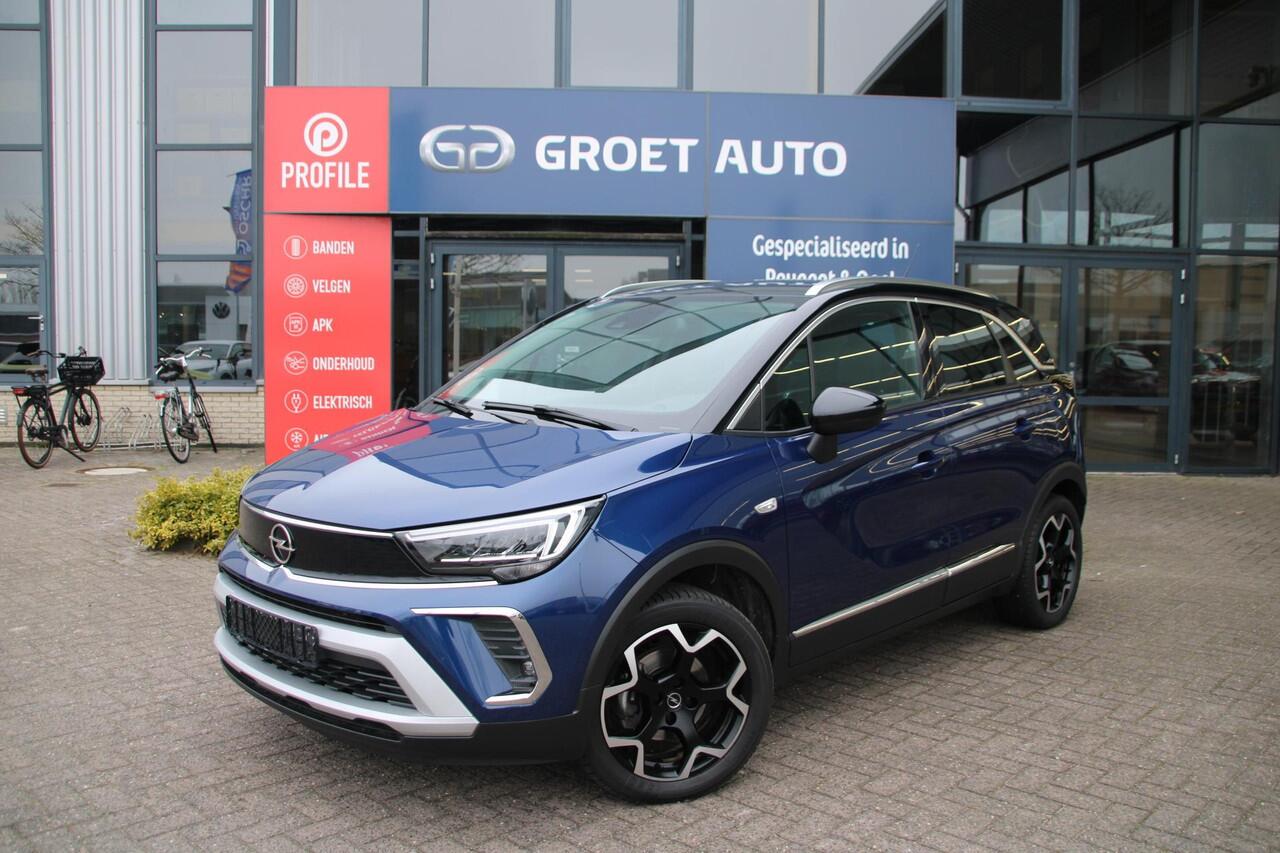 Opel Crossland X 1.2 Turbo 130pk Ultimate Automaat Leer Airco Navi Camera Carplay Uniek!