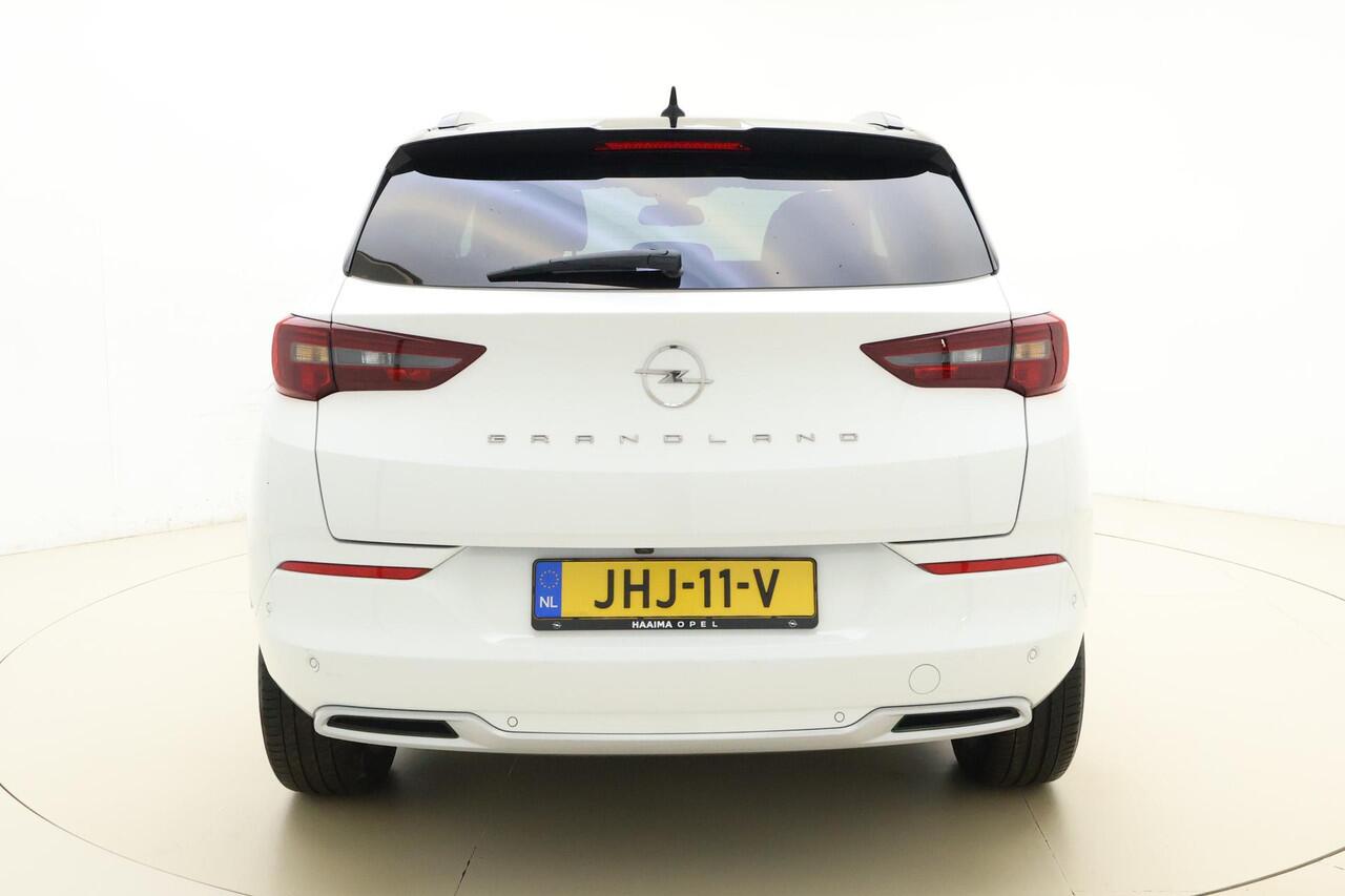 Opel Grandland 1.2 Turbo Ultimate 130pk Automaat | Achteruitrijcamera | Alcantara bekleding | Climate Control | Navigatie | Adaptive Cruise control | Stoel + stuurwielverwarming | Elektrische achterklep | Voorruitverwarming