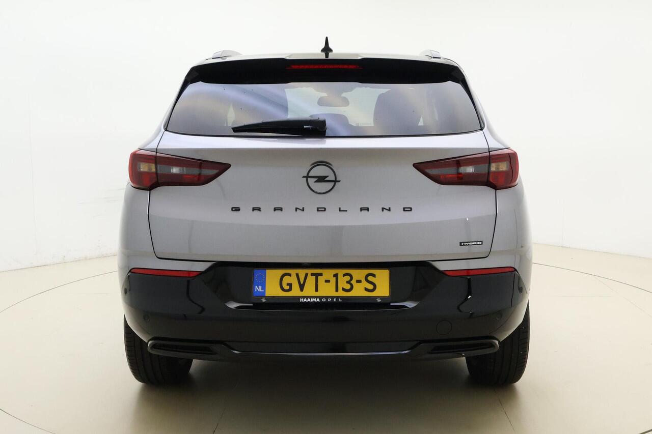 Opel Grandland 1.2 Turbo 145pk Automaat Hybrid GS | Alcantara | Navigatie | Elektrische achterklep | Matrix LED verlichting | Stoel- en stuurverwarming | Zwart dak