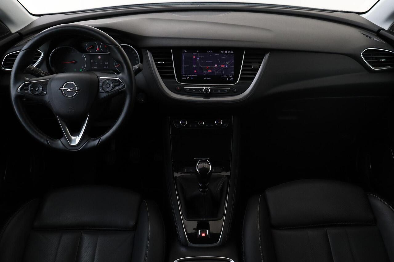 Opel Grandland X 1.2 TURBO INNOVATION -GEVENT.LEDER|360°CAM|KEYLESS|BLIS|DAKRAILS|VERW.VOORRUIT