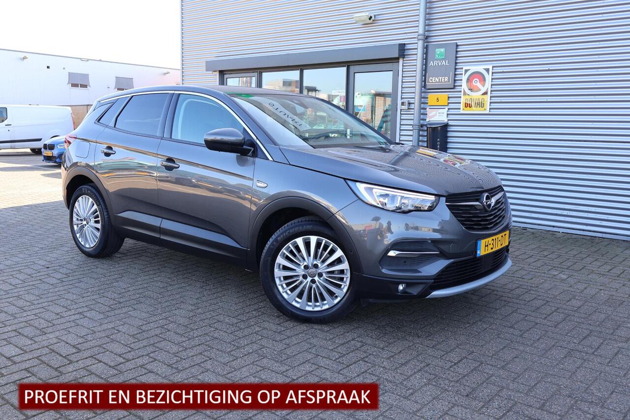 Opel Grandland X 1.2 Turbo Innovation 1e Eigenaar | Volledig Onderh | BTW | NL-Auto | Camera | Navi | Carplay | Elek Klep | Climate | Cruise | DAB | Full Led | Keyless | Bots | PDC |