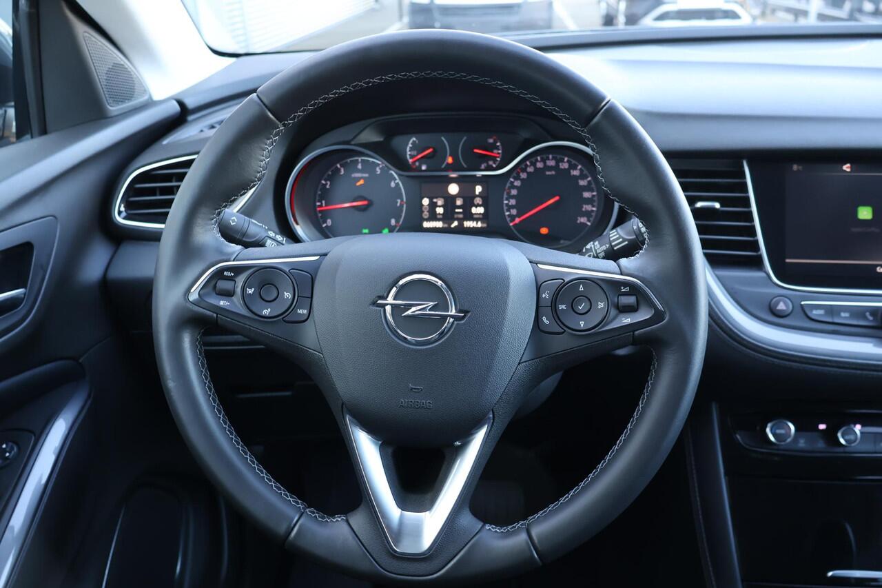 Opel Grandland X 1.2 Turbo Innovation 1e Eigenaar | Volledig Onderh | BTW | NL-Auto | Camera | Navi | Carplay | Elek Klep | Climate | Cruise | DAB | Full Led | Keyless | Bots | PDC |