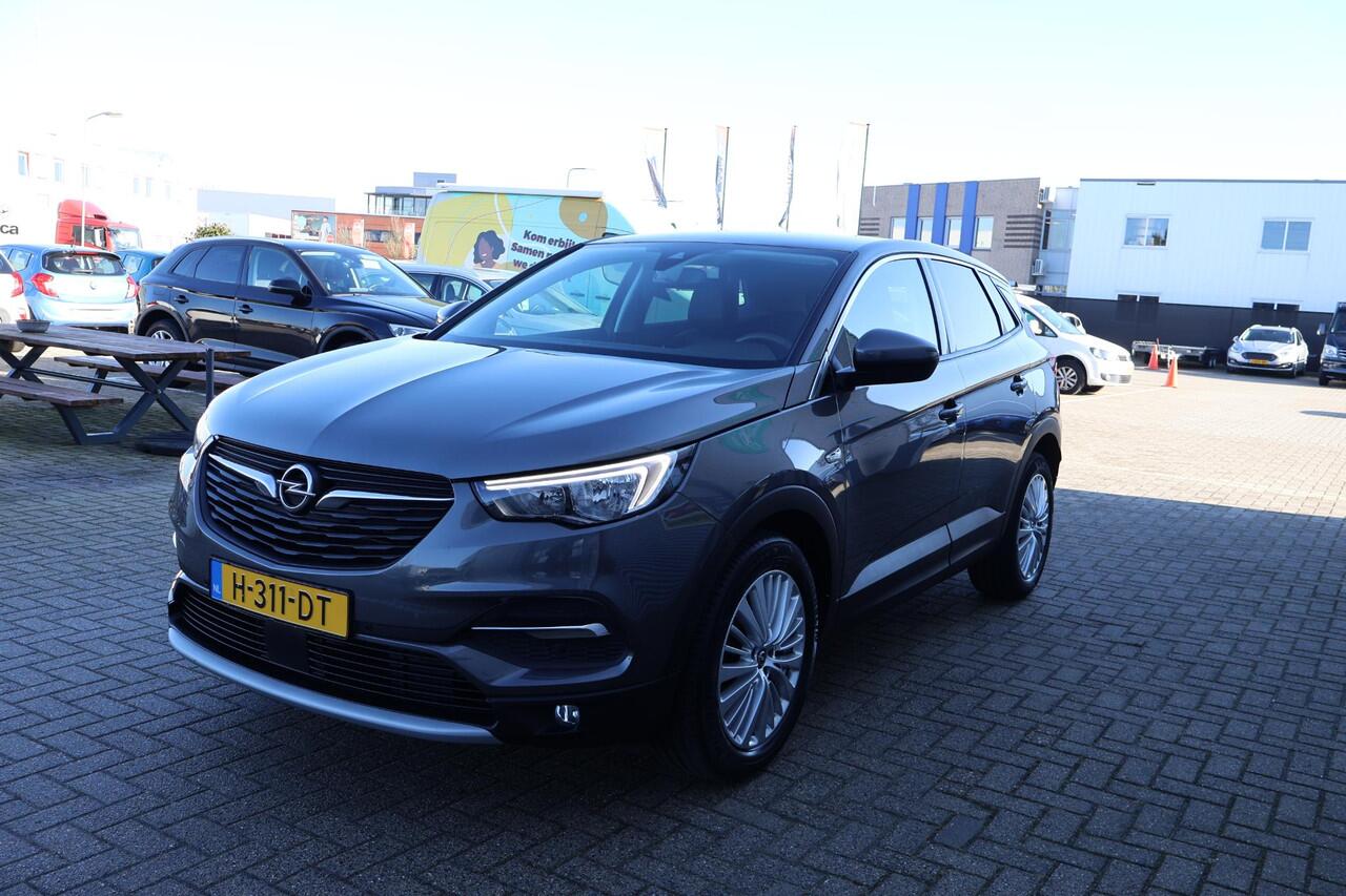 Opel Grandland X 1.2 Turbo Innovation 1e Eigenaar | Volledig Onderh | BTW | NL-Auto | Camera | Navi | Carplay | Elek Klep | Climate | Cruise | DAB | Full Led | Keyless | Bots | PDC |