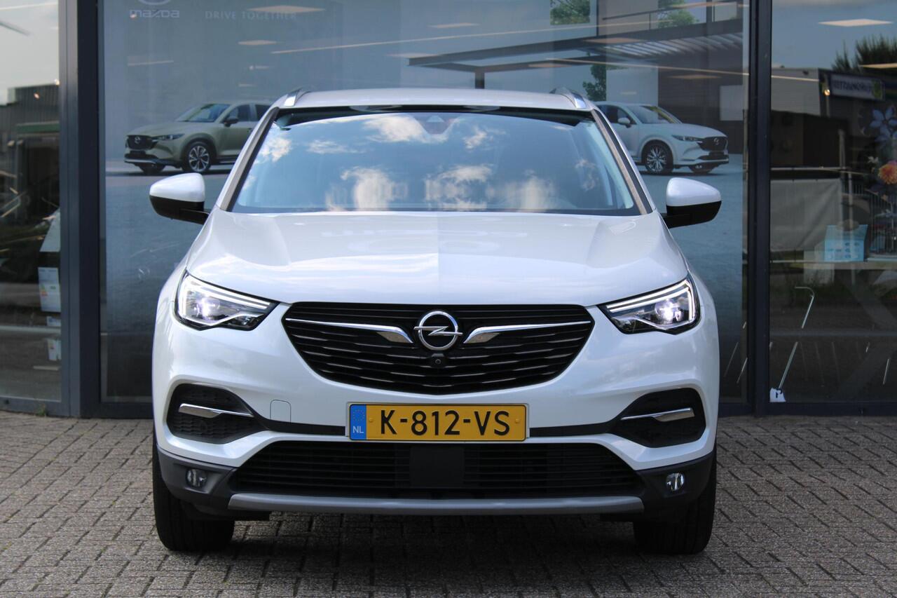 Opel Grandland X 1.2 Turbo Business Elegance , Automaat, Navi, Apple Carplay, 360 Camera, Clima, Cruise, PDC, Half Leder, LKA, LMV 17 Inch