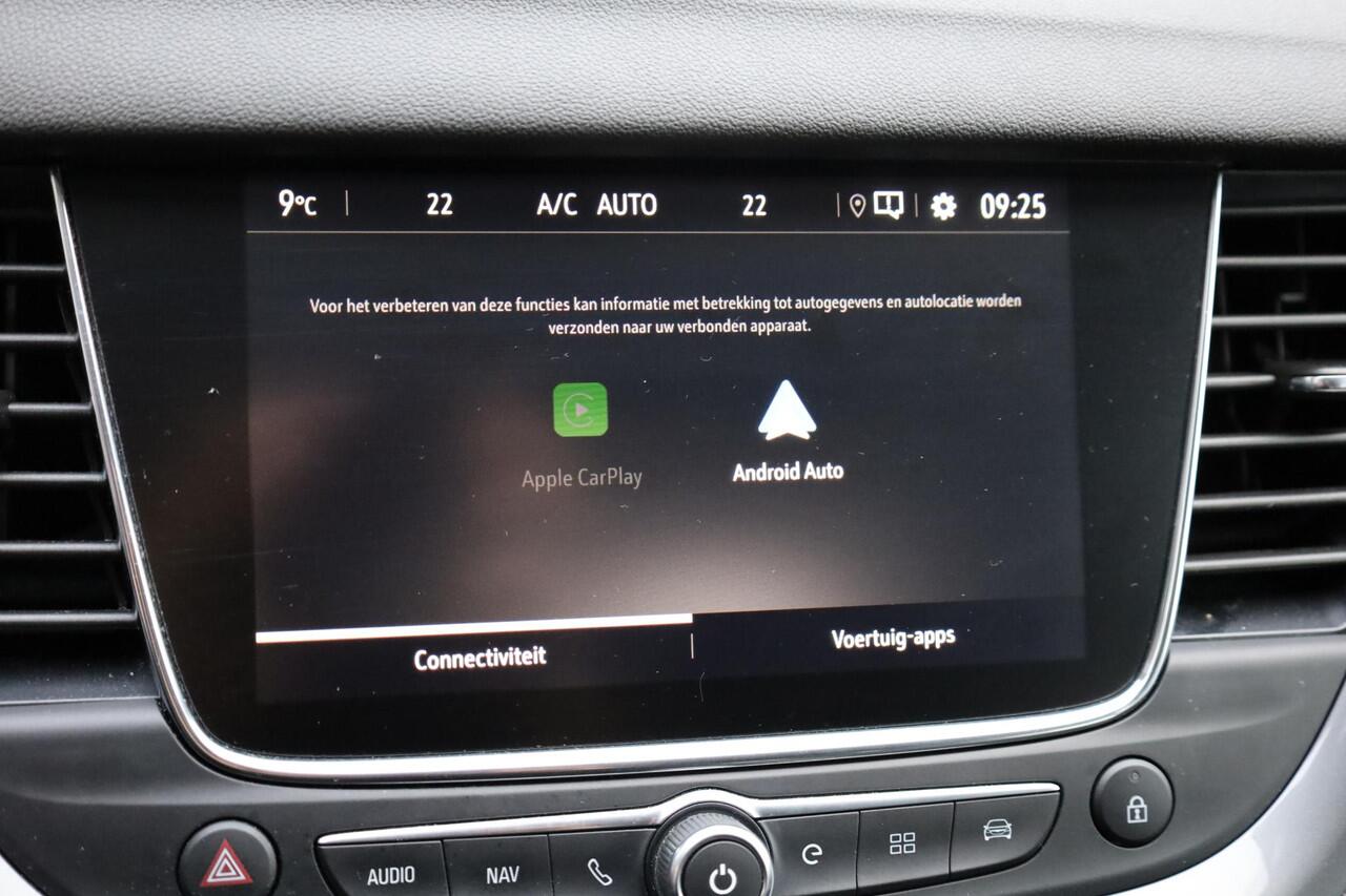 Opel Grandland X 1.6 Turbo Hybrid Ultimate PHEV CARPLAY HALF-LEER 2xPDC CRUISE NAVI CLIMA 18"LMV+ALL-SEASONS! ELEC.ACHTERKLEP ENZ.