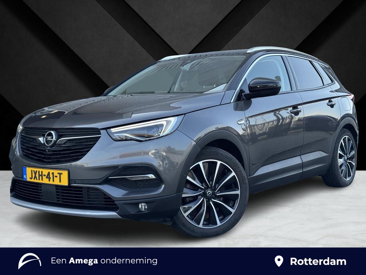 Opel Grandland X Ultimate+ 1.6 HYbrid4 PHEV 300pk 4x4 e-EAT8 | NAPPA LEDER | TREKHAAK | ADAPTIVE CRUISE | 360° CAMERA | NAVI PRO | FULL LED | ISOFIX | KEYLESS | ELEK. A.KLEP |