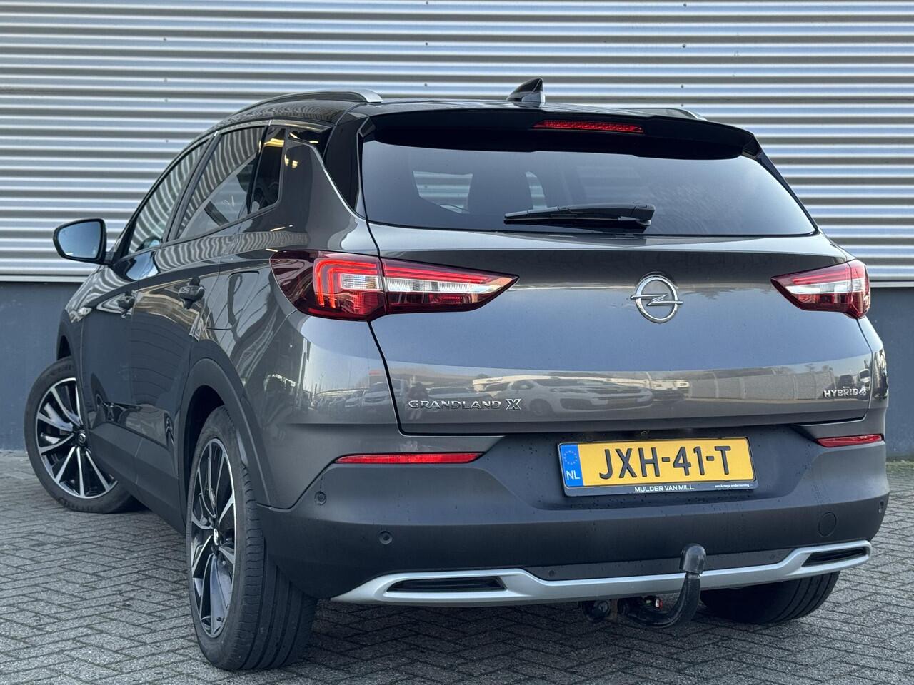 Opel Grandland X Ultimate+ 1.6 HYbrid4 PHEV 300pk 4x4 e-EAT8 | NAPPA LEDER | TREKHAAK | ADAPTIVE CRUISE | 360° CAMERA | NAVI PRO | FULL LED | ISOFIX | KEYLESS | ELEK. A.KLEP |