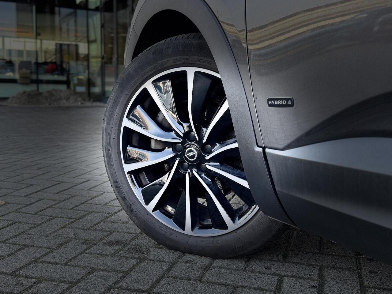 Opel Grandland X Ultimate+ 1.6 HYbrid4 PHEV 300pk 4x4 e-EAT8 | NAPPA LEDER | TREKHAAK | ADAPTIVE CRUISE | 360° CAMERA | NAVI PRO | FULL LED | ISOFIX | KEYLESS | ELEK. A.KLEP |