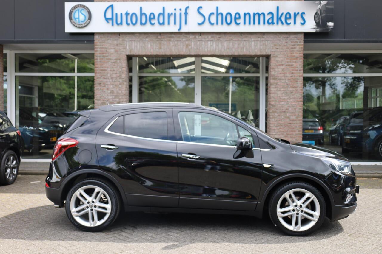 Opel MOKKA X 1.4 Turbo LEER TREKHAAK-AFN STOEL/STUURVERW. CARPLAY CAMERA PANO CRUISE CLIMA NAVI VOICE ELEC-VERST-STOELEN 2XPDC 19''LMV
