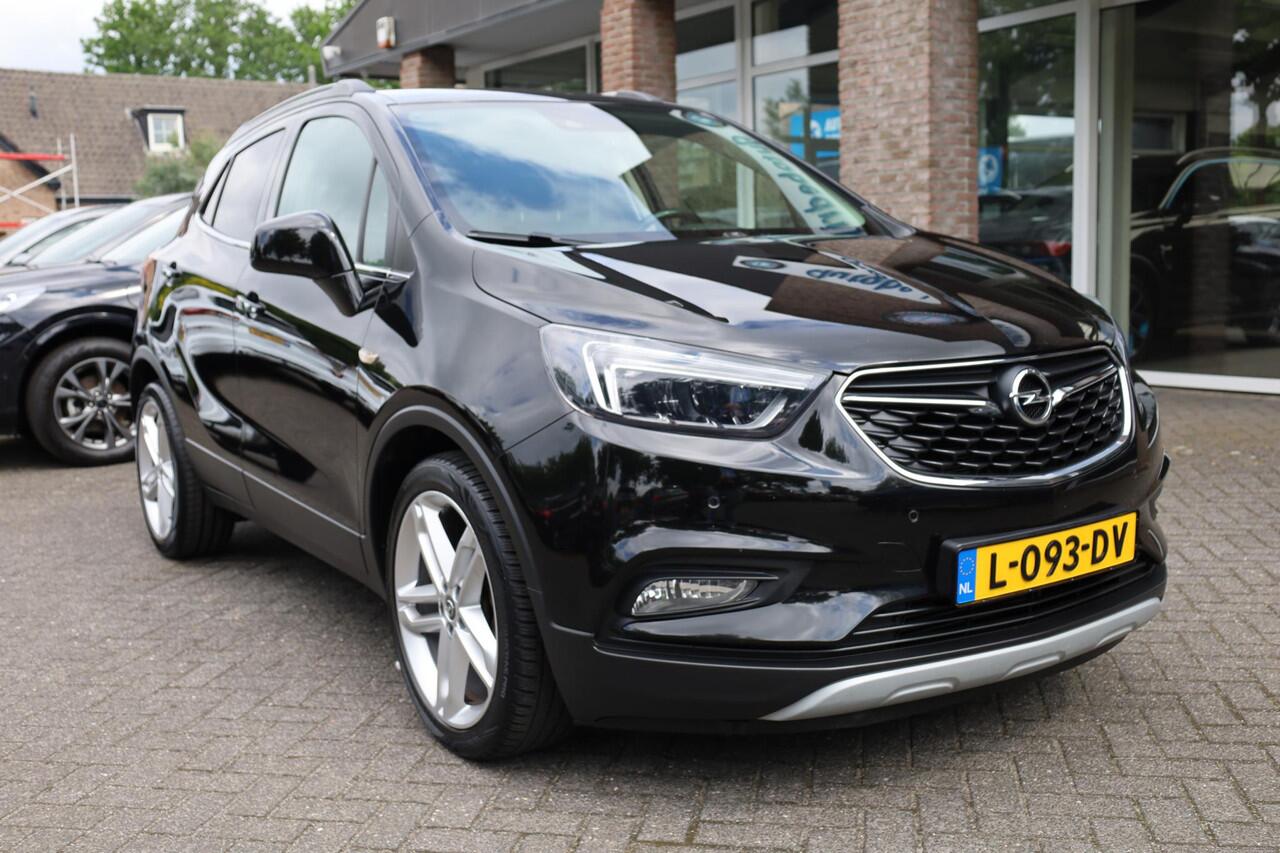 Opel MOKKA X 1.4 Turbo LEER TREKHAAK-AFN STOEL/STUURVERW. CARPLAY CAMERA PANO CRUISE CLIMA NAVI VOICE ELEC-VERST-STOELEN 2XPDC 19''LMV