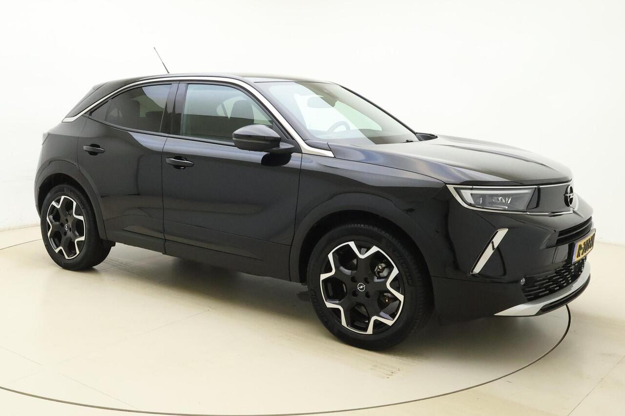 Opel MOKKA Mokka-e Ultimate 50-kWh 11kw | SOH 96,2% | Navigatie | Adapt. Cruise control | Keyless | Camera | Parkeersensoren | Matrix koplampen | Warmtepomp | Stoel- en stuurverwarming | Dealer onderhouden | 18 " lichtmetalen velgen