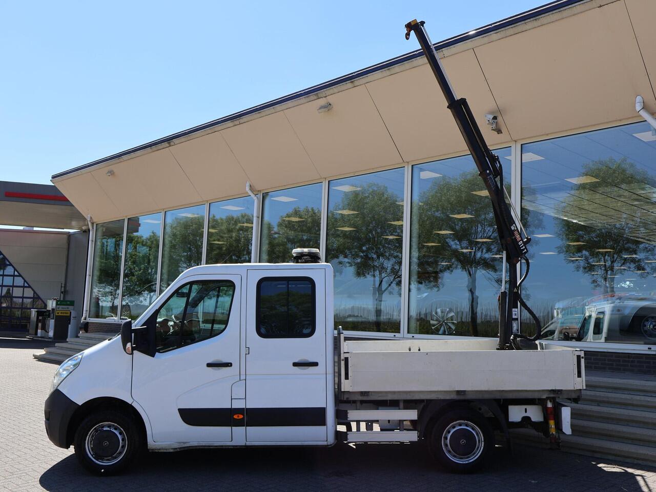 Opel MOVANO 2.3 CDTI BITURBO 145 PK HIAB 017T LAADKRAAN OPEN LAADBAK PICK-UP