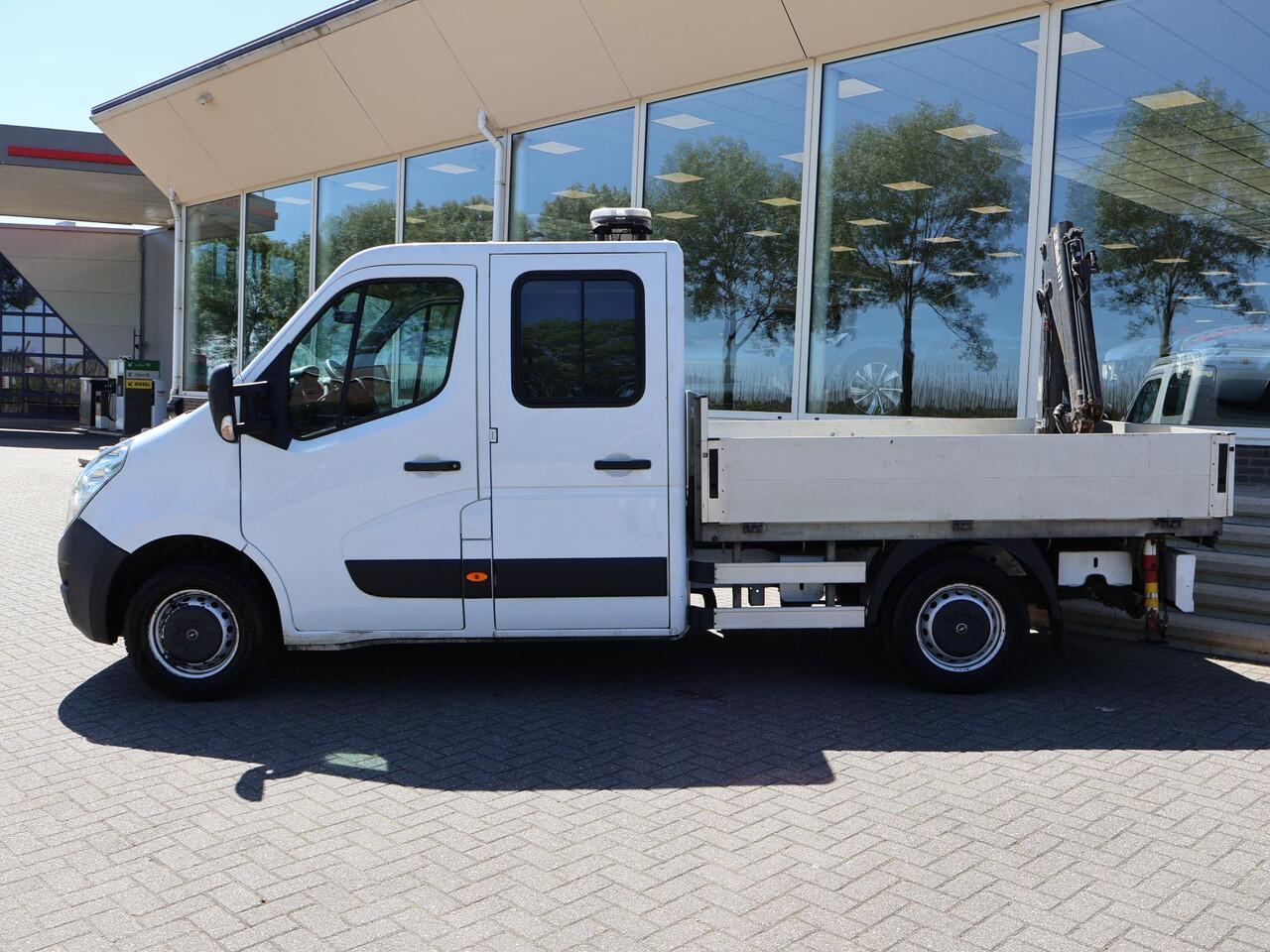 Opel MOVANO 2.3 CDTI BITURBO 145 PK HIAB 017T LAADKRAAN OPEN LAADBAK PICK-UP